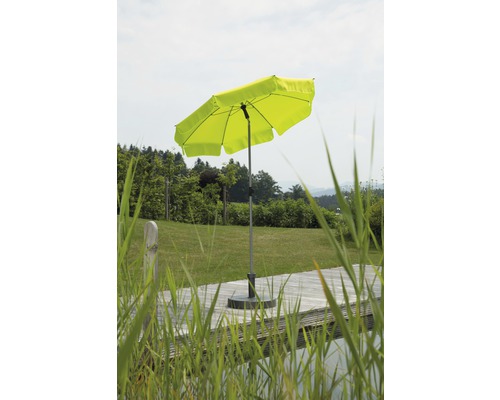 Schneider Locarno parasol Ø 150 cm H 220 cm appelgroen