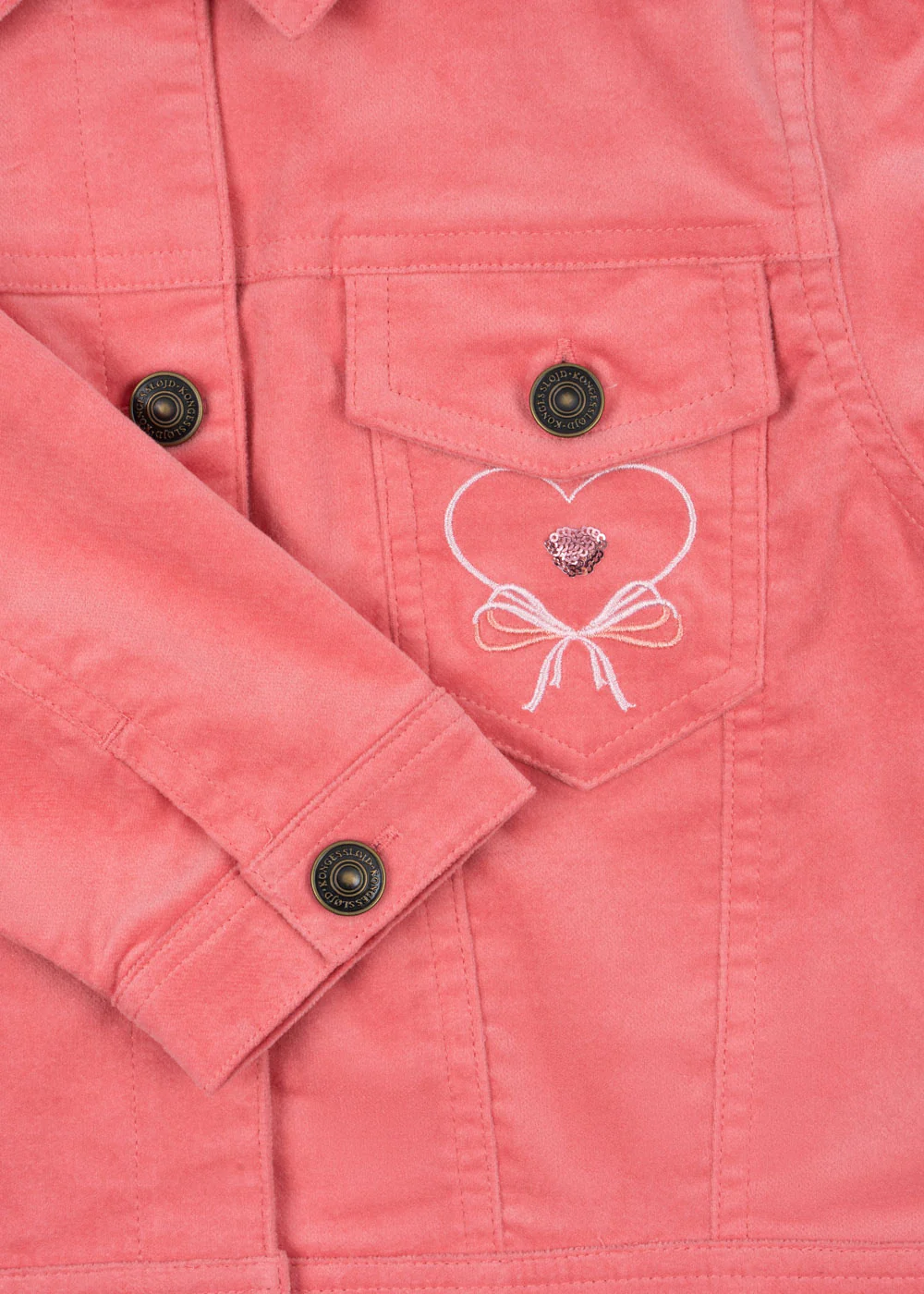 Lucky jakke - flamingo plume - 2Y