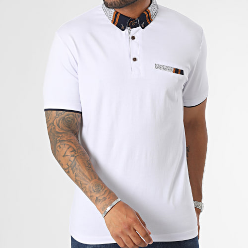 Polo Manches Courtes Blanc
