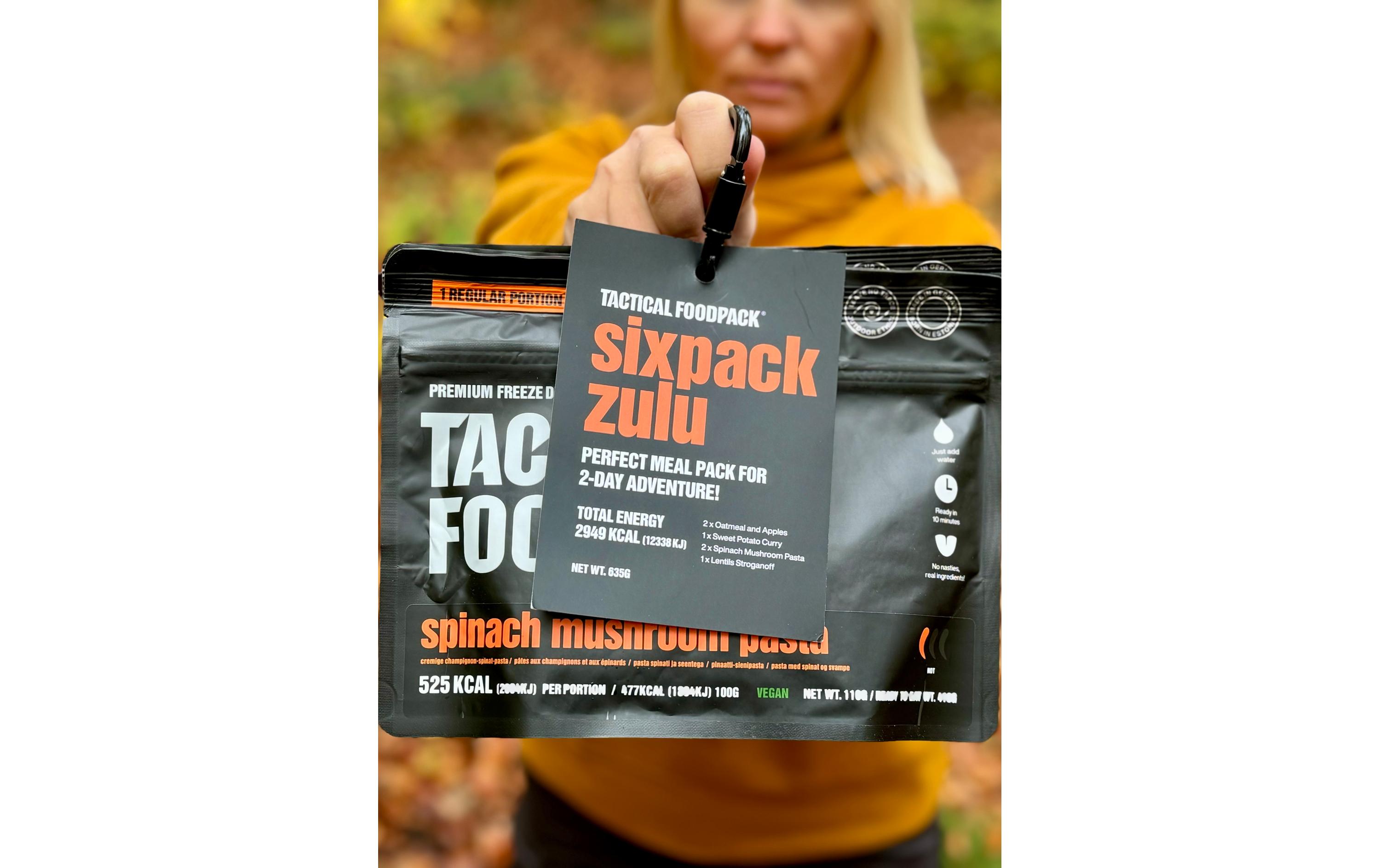 Hauptgericht Sixpack ZuluTrekking-Fertiggerichte