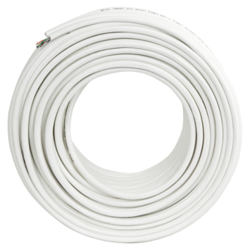 Q-Link coax/utp kabel RG6 25 meter wit