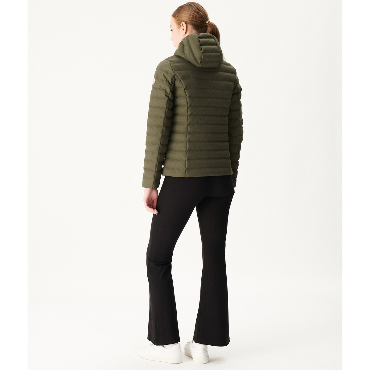 JOTT<br>Jaqueta acolchoada de plumas com capuz e zíper Cloe