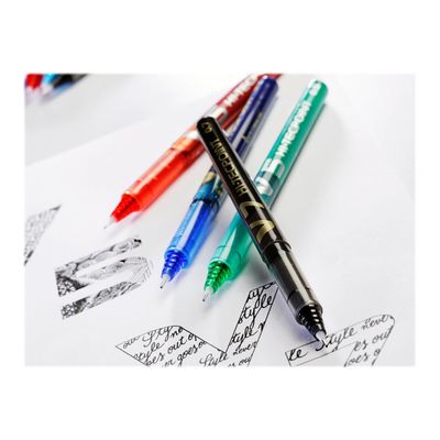 Pilot Hi-Tecpoint V7 - Pack de 12 rollers - 0,7 mm - noir