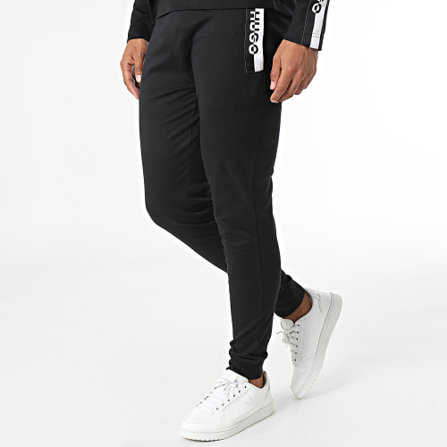 Lot Tee Shirt Manches Longues Et Pantalon Jogging A Bandes 50502561 Noir