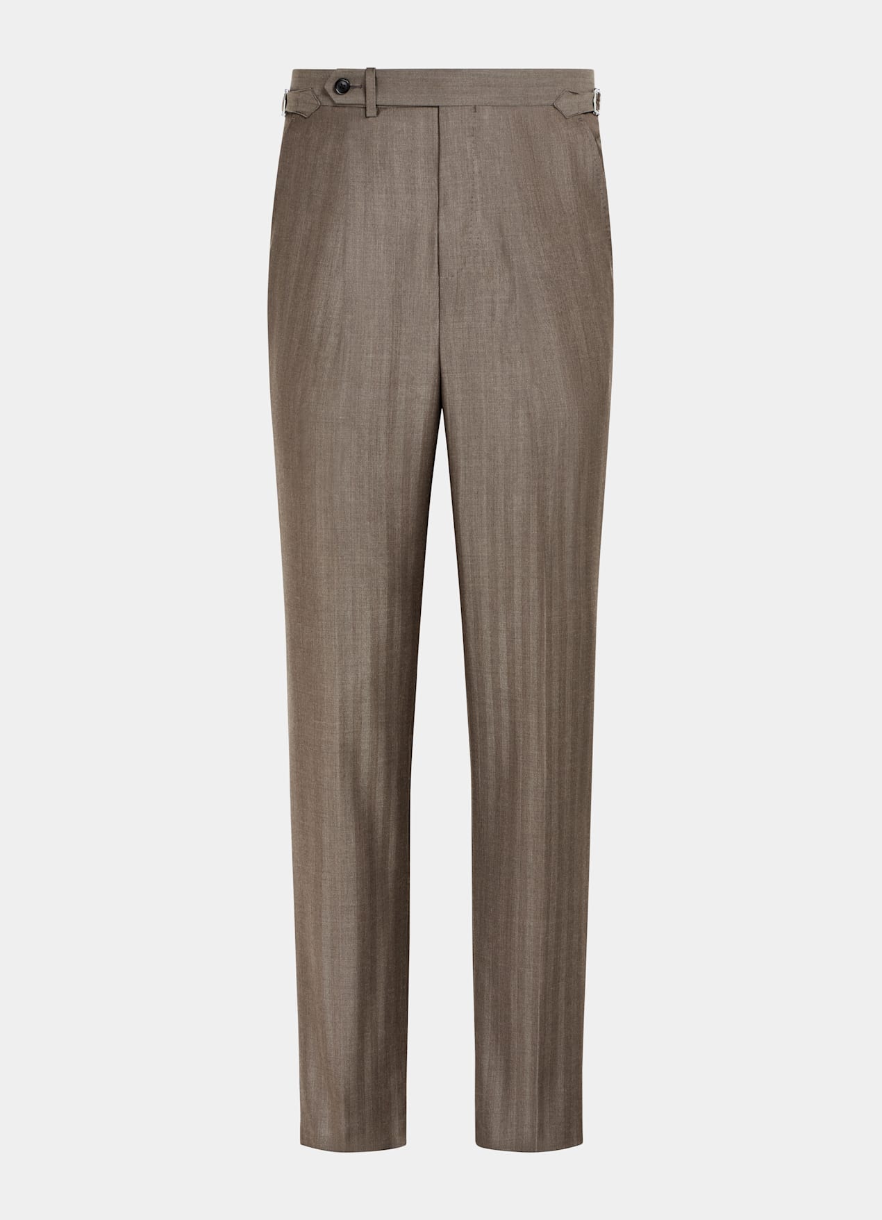 Costume Perennial Havana coupe Tailored taupe à chevrons