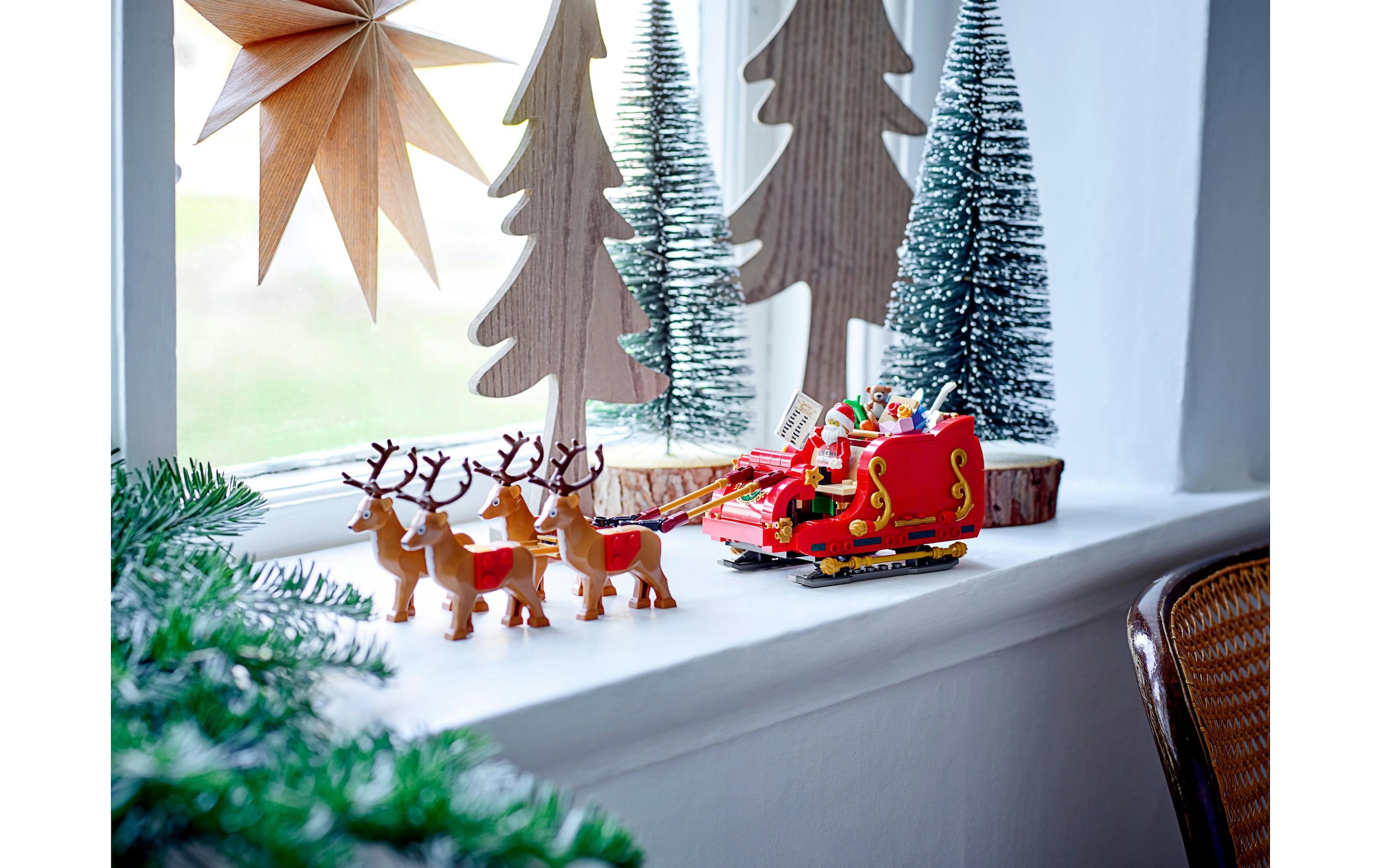 LEGO® Spielbausteine »Icons Santa's Sleigh 40499«