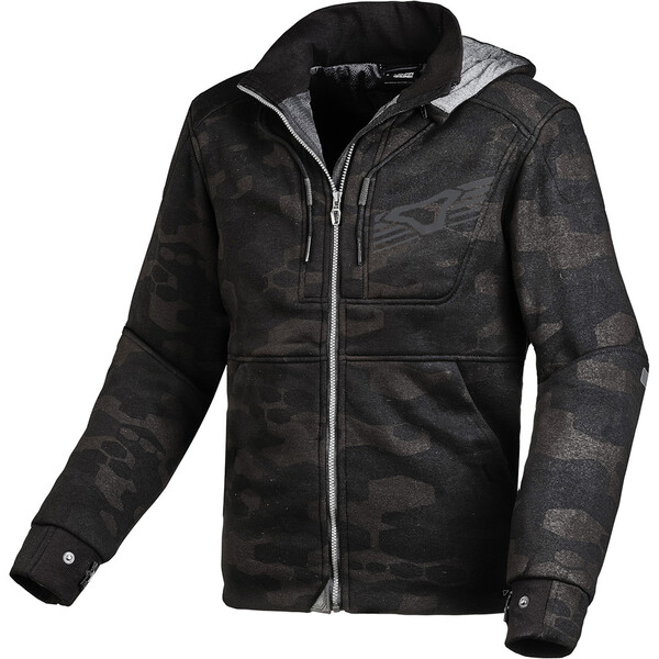 Macna - Sweat zippe District Camouflage Noir