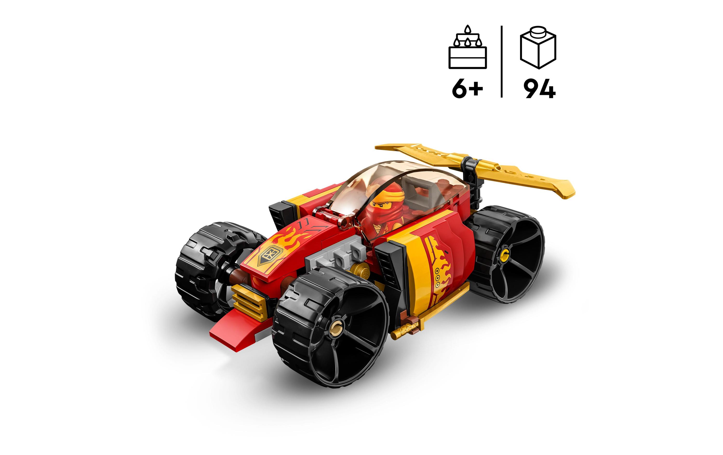 Ninjago Kais Ninja-Rennwagen EVO 71780Bauset mit Spielzeugflitzer