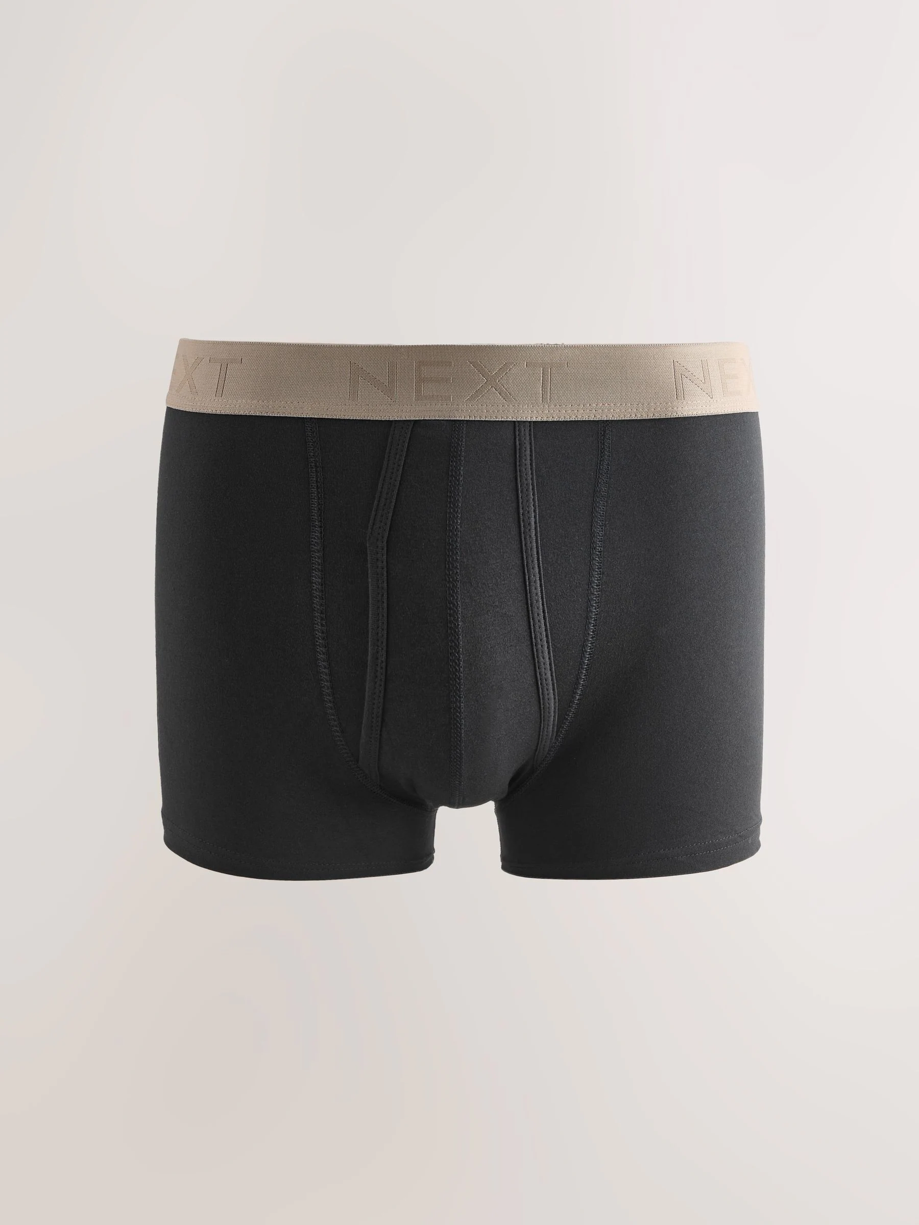 Zwarte neutrale taillebanden - Standaard - 10 Boxershorts zonder plooi