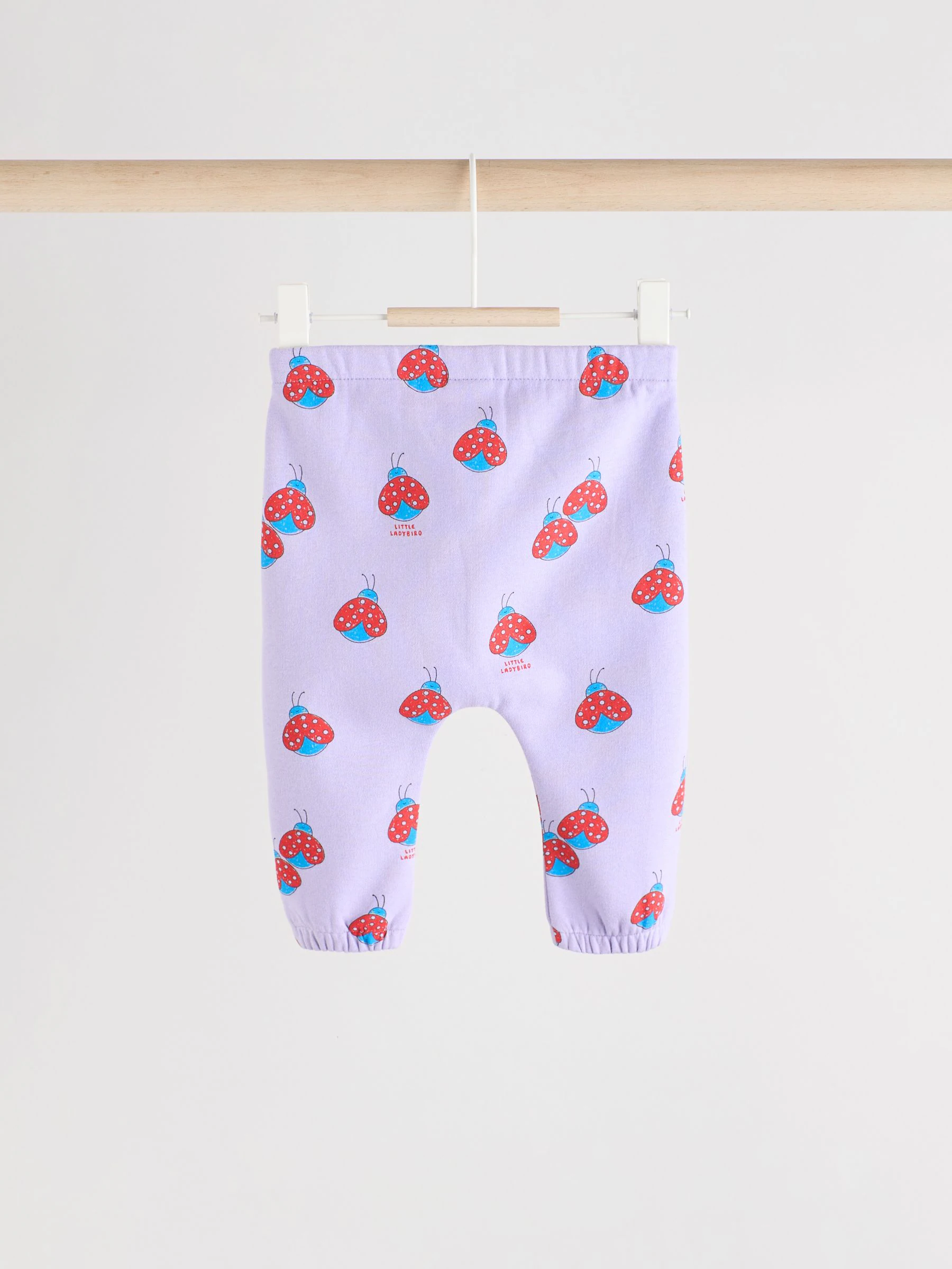 Paarse Lieveheersbeestje - Set van 2 -delige Baby Sweater en Joggingbroeken (0mnd -2jr)