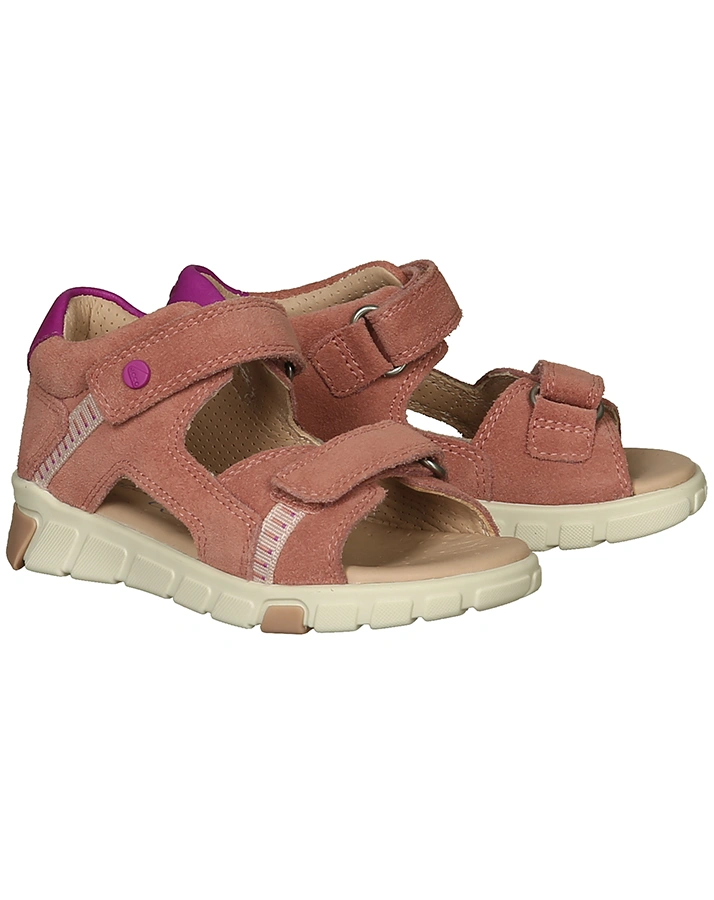 Lauflern-Sandalen MINI STRIDE in rosa