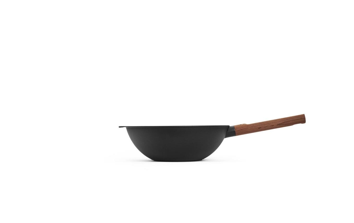 Wok Eco Logic QXR 28 cm, ohne abnehmbarem Griff<br>Guss-Wok