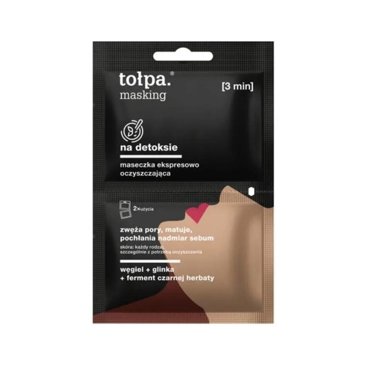 Tołpa Masking Express reinigingsmasker 2x5 ml
