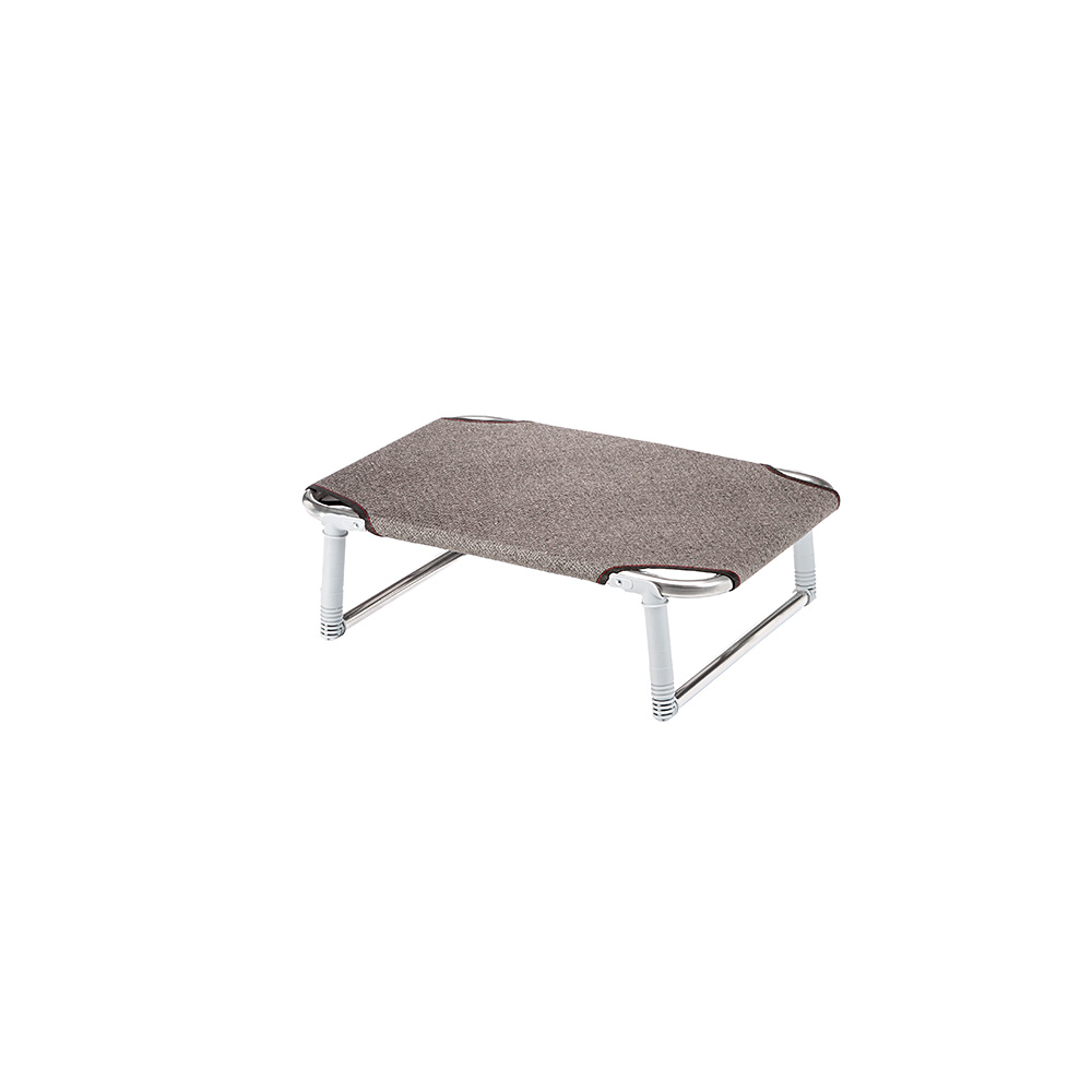 Lit pliant pour chiens dream 60 avec structure en aluminium et élastiques renforcés