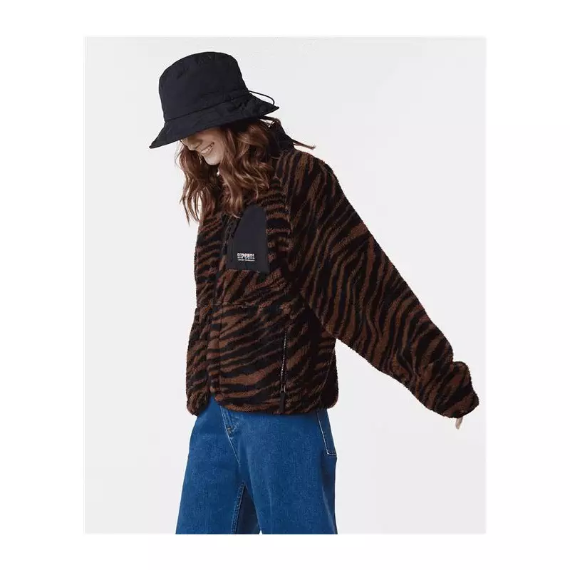 Veste femme RIPCURL Locals Only Polar Fleece Brown