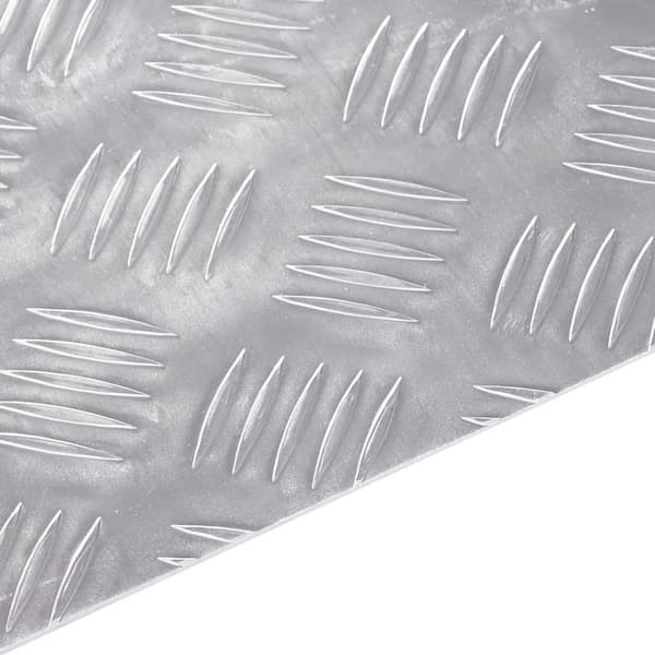 vidaXL Aluminium Sjekkplater 4 stk Antiskli 80x30 cm