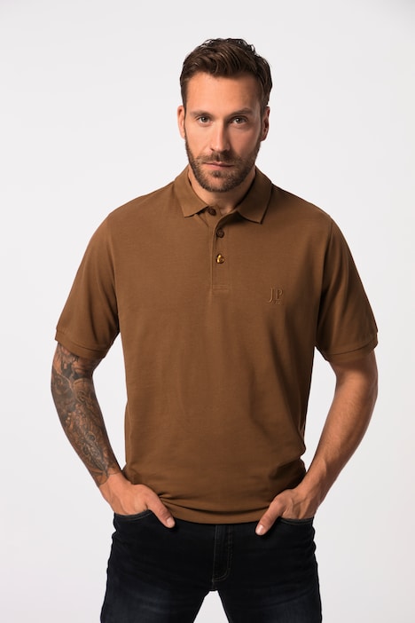 Poloshirt, Basic, Bauchfit, Halbarm, Piqué, XXL bis 10XL