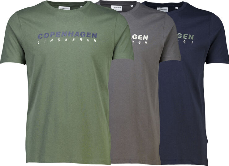 Lindbergh 3 pack CPH tee S/S Multi 2