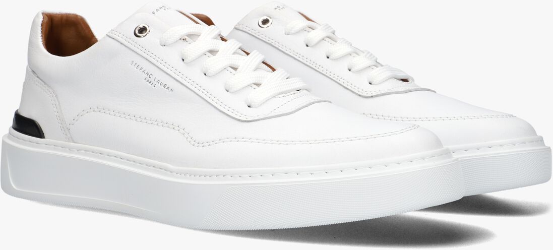 witte stefano lauran lage sneakers star 001