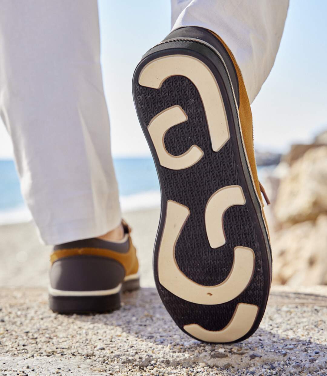 Mocassins Élastiqués en Toile