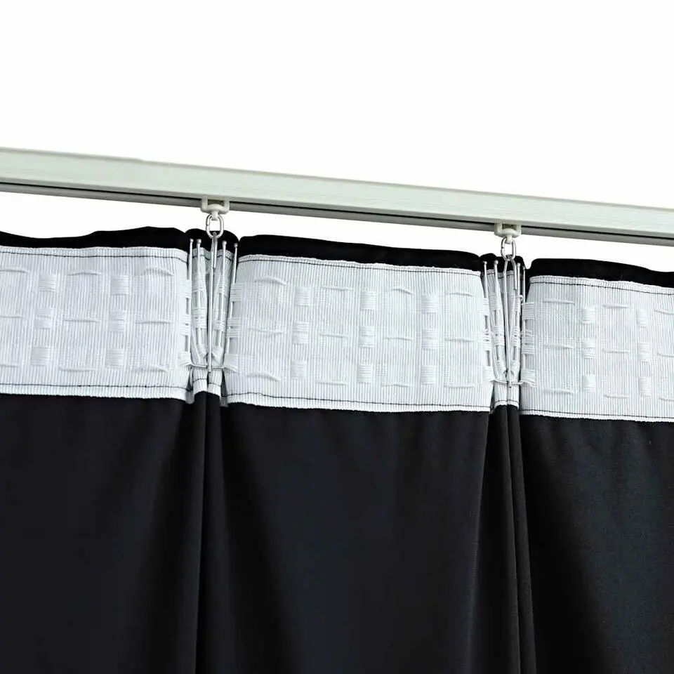 vidaXL - Gordijn - Zwart - Fluweel - 140 x 225 cm - 2 stuks