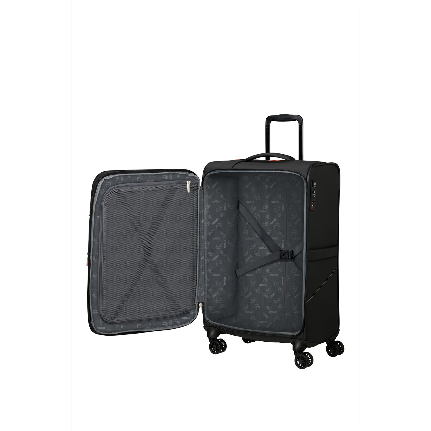 American Tourister Summerride Spinner M Exp TSA black