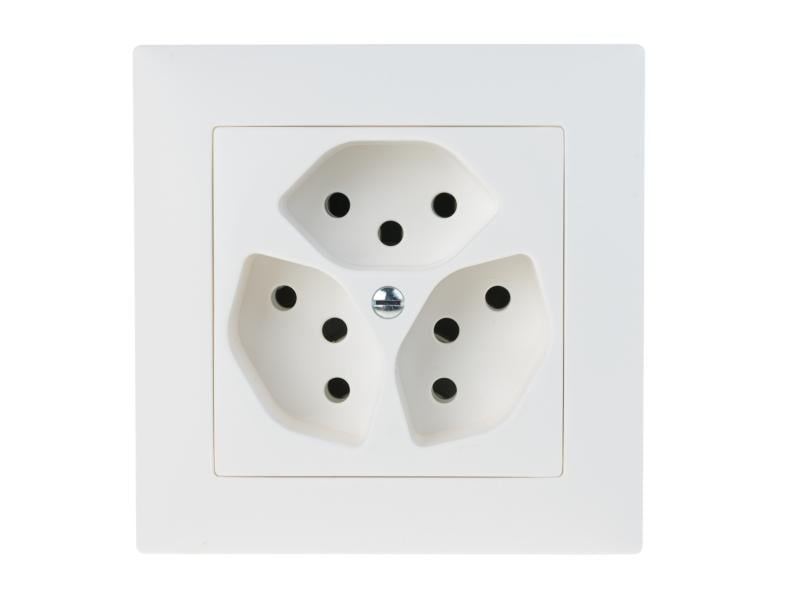 ABB Sidus UP-Steckdosen B-Typ 3x T13 Unterputz-Steckdose