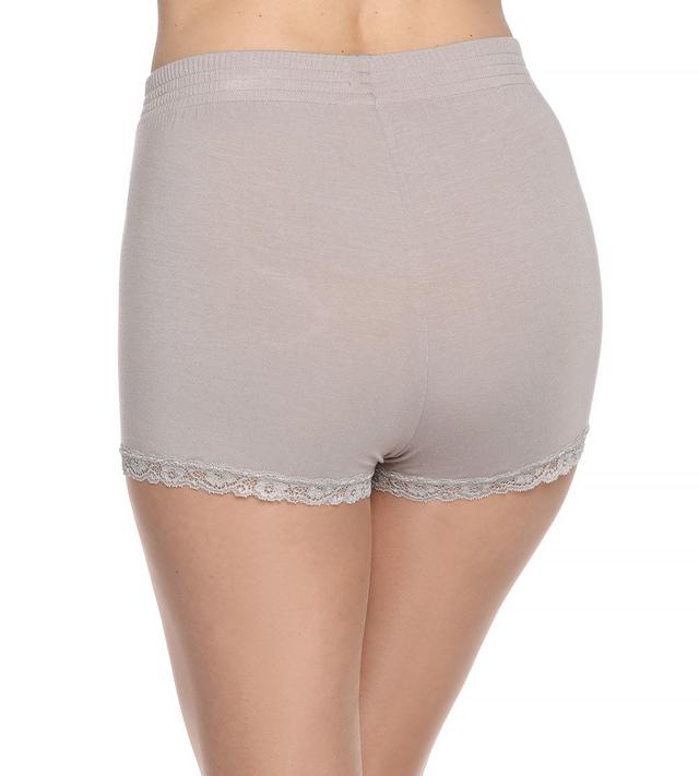 Pyjama Shorty mit Spitze, 2er Pack