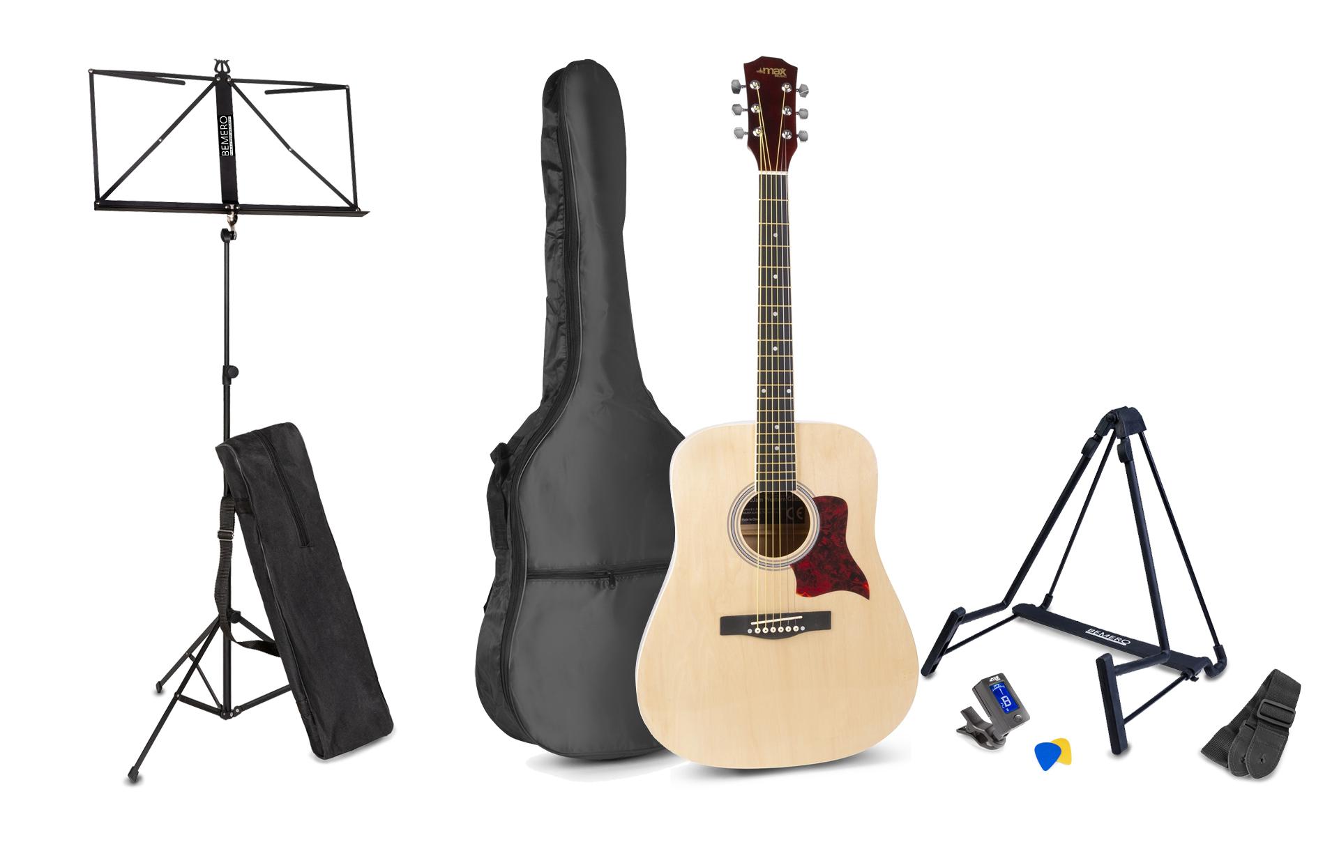 Westerngitarre SoloJam Kit Natur<br>Westerngitarre mit Zubehör