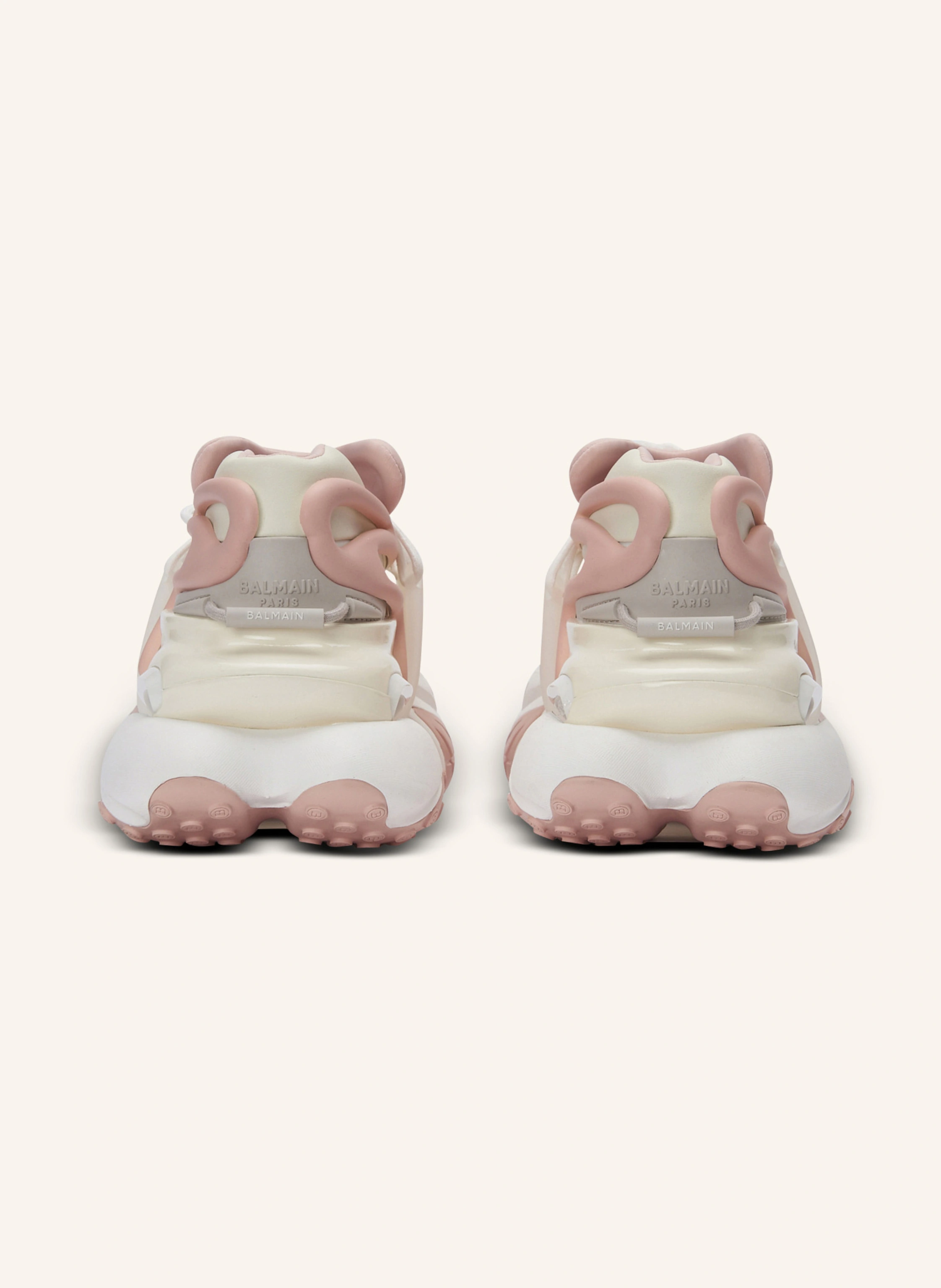 BALMAIN Sneakers Unicorn Low aus Neopren und Kalbsleder