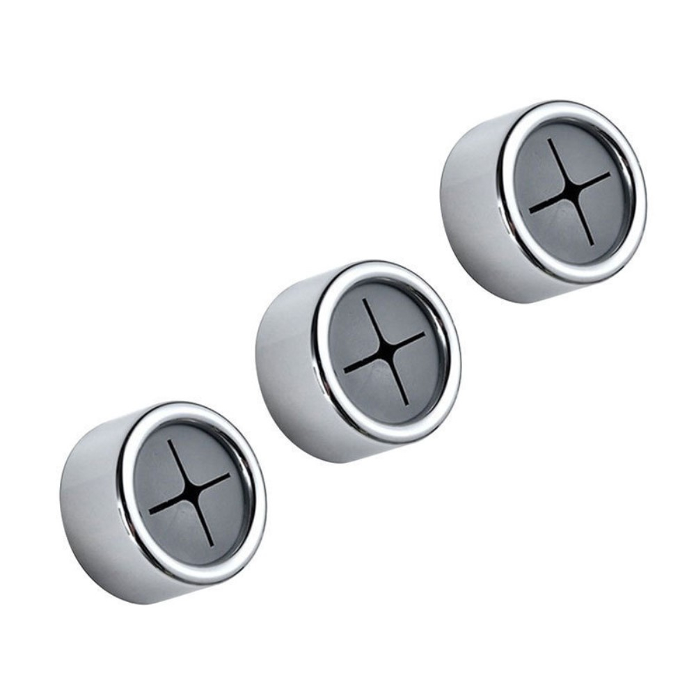 (3er Set) Selbstklebende Wand Halterung Handtuch Klemme Geschirrtuch Aufhänger - Silber / Grau