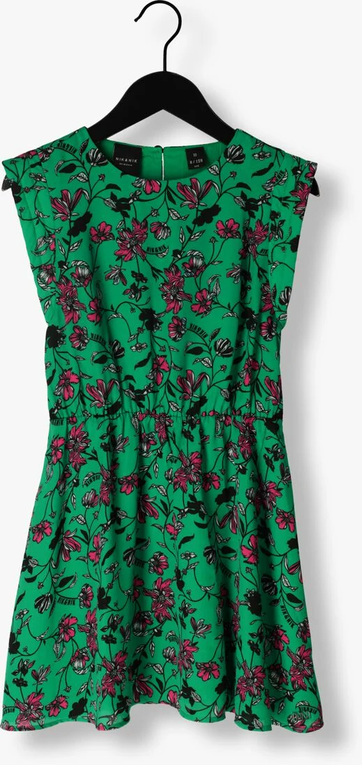 NIK & NIK groene nik & nik mini jurk verona dress