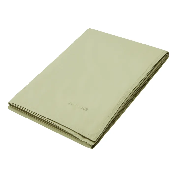 Suite 702 Housse de couette en percale organique | Vert pistache