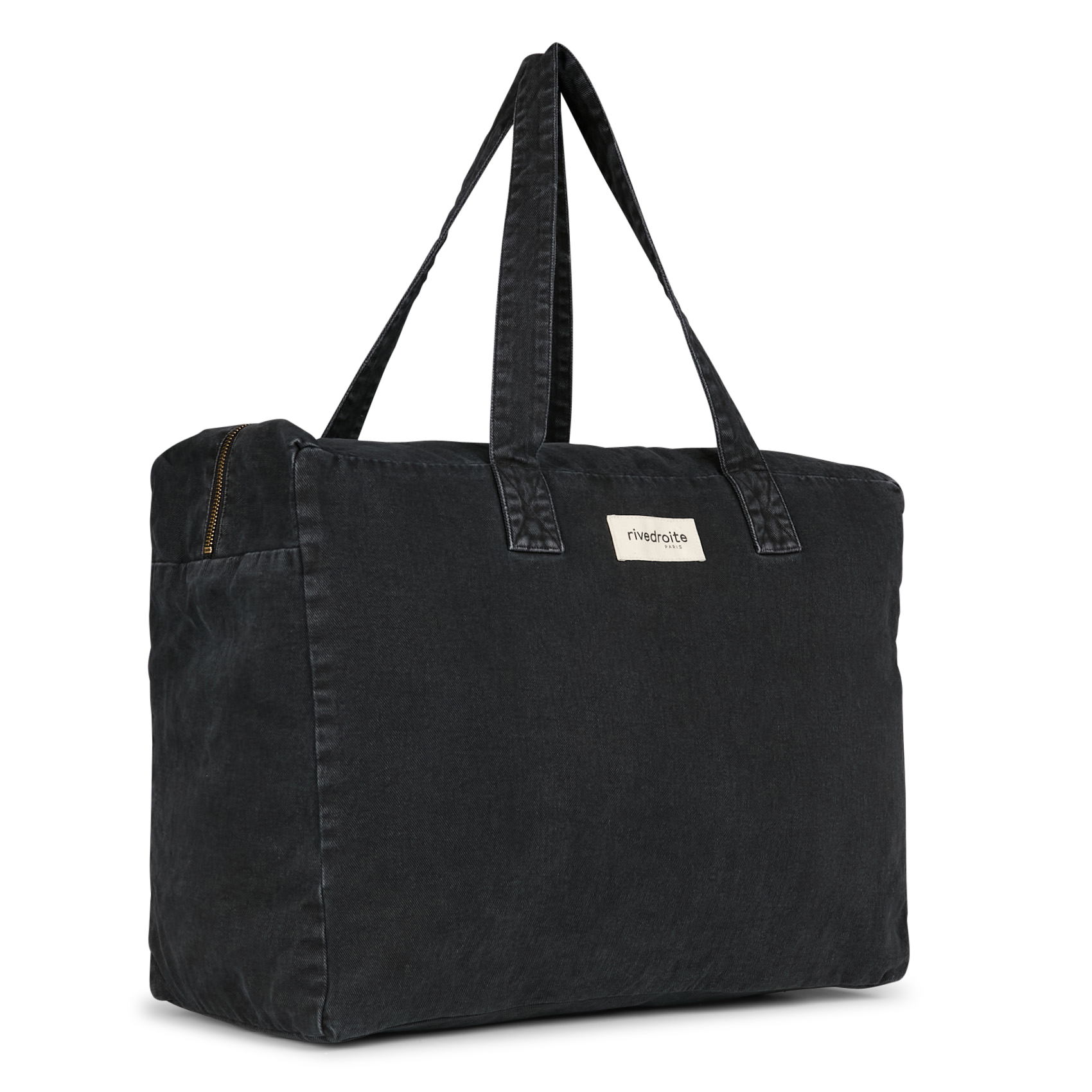 ELZEVIR - Sac week-end en coton | Noir