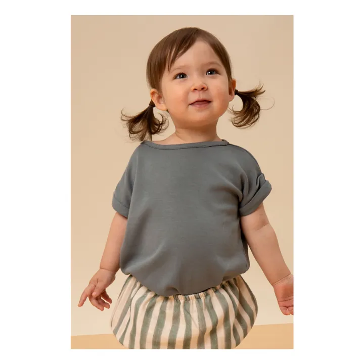 Studio Bohème T-shirt Bama Uni | Bleu gris