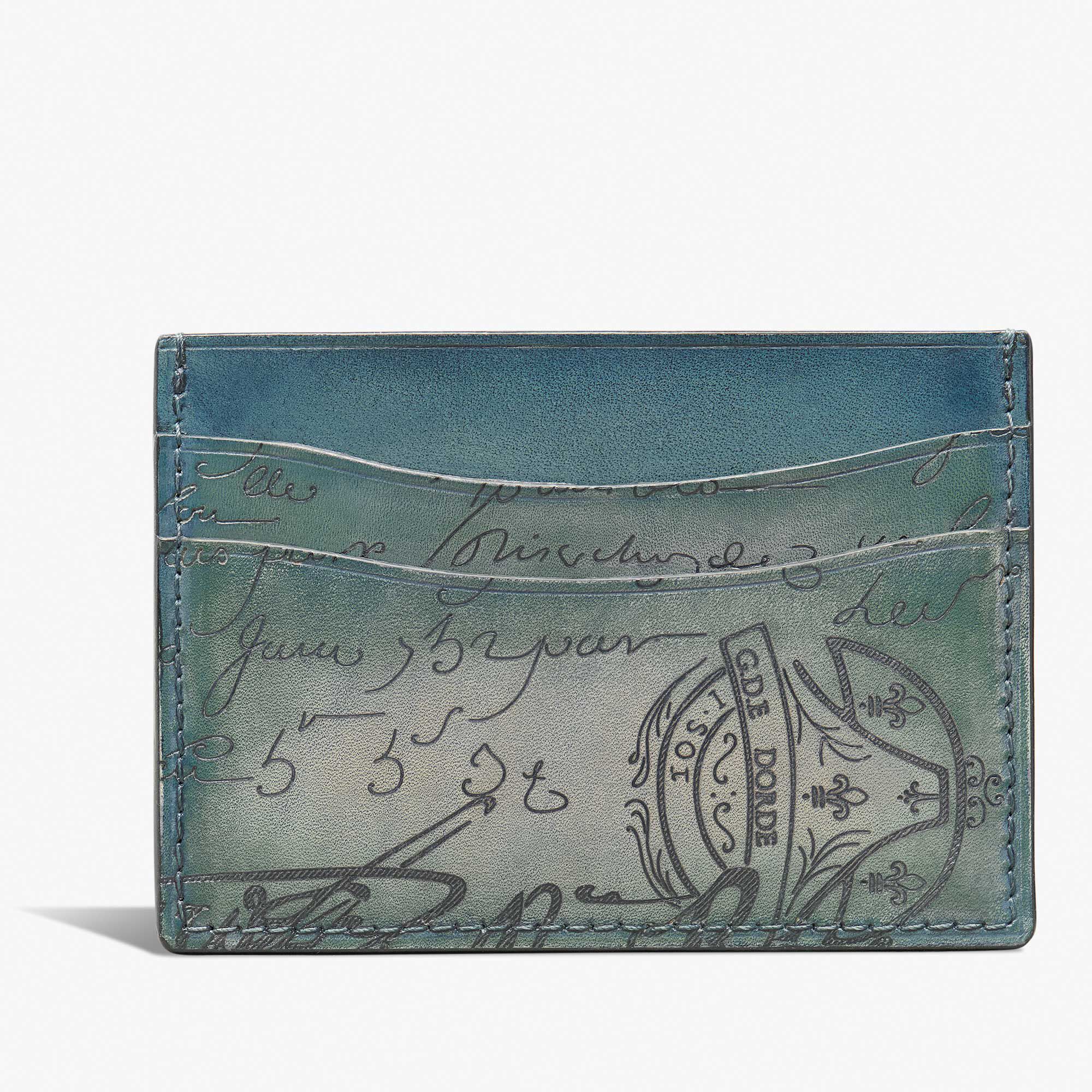 Porte-Cartes Bambou Neo En Cuir Scritto