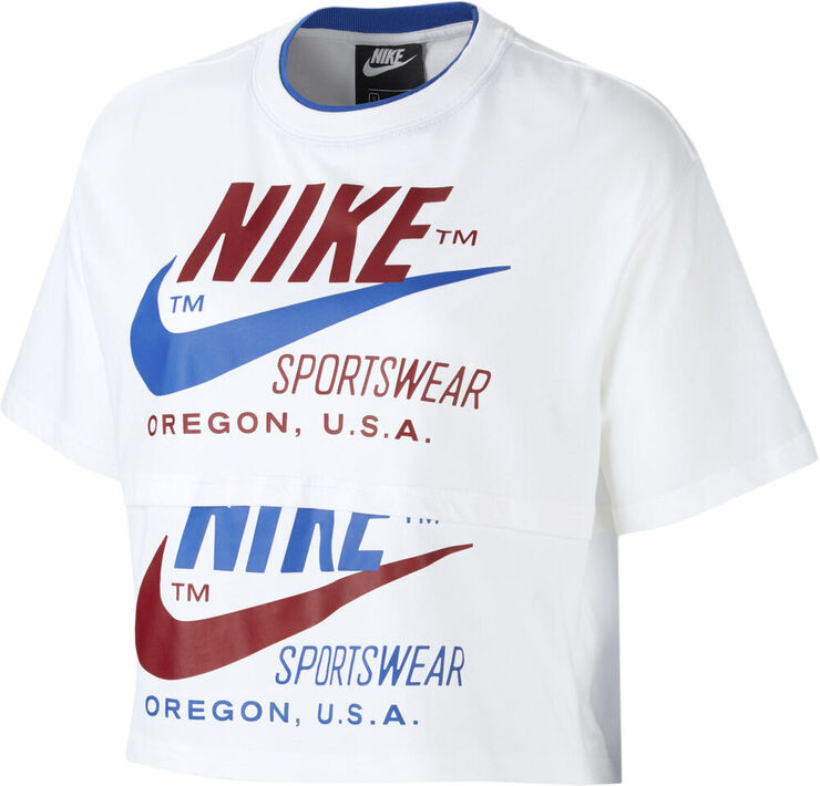 Nike Sportswear Icon Clash T Shirt Hvid