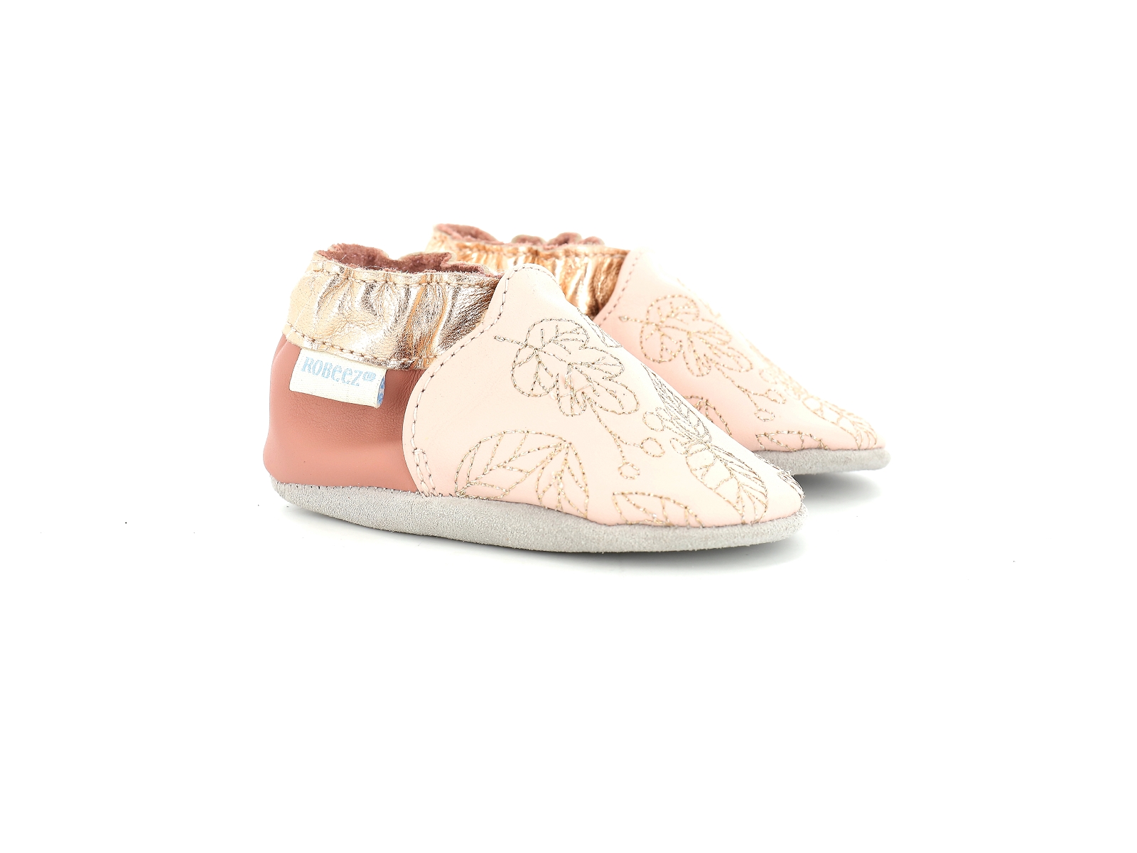 Robeez-WINTERING VIBES Cuir Rose