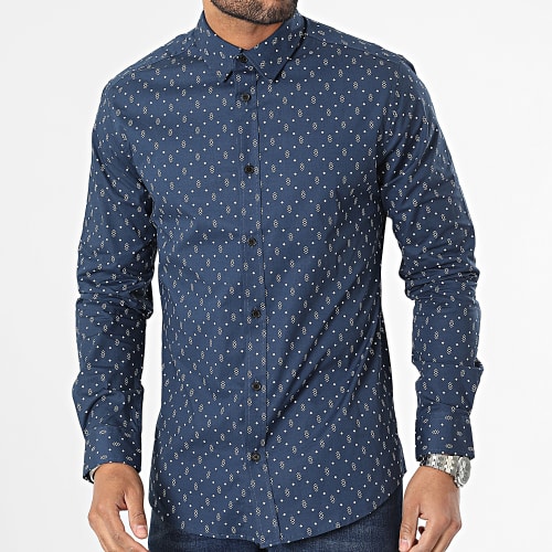 Chemise Manches Longues Andy Bleu Marine