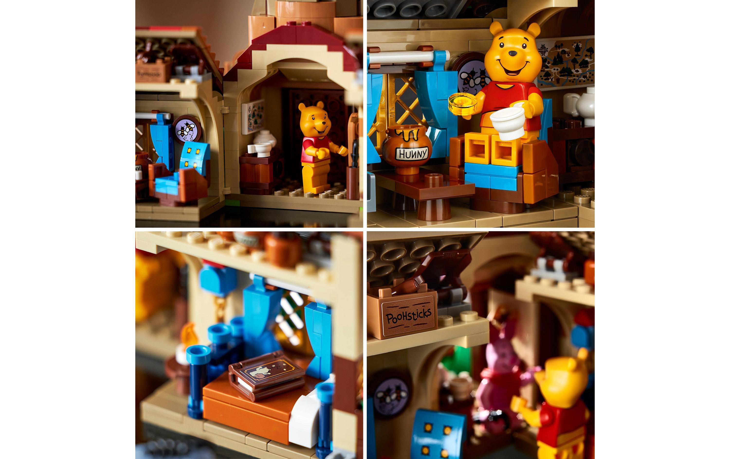 Disney Winnie Puh 21326<br>Baumhaus-Set voller authentischer Details