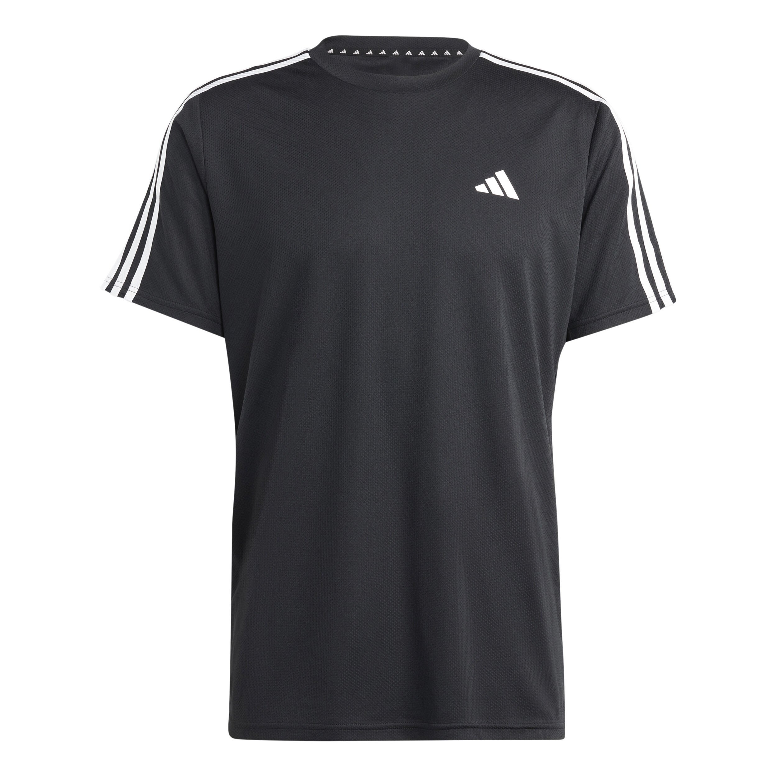 adidas Essentials Train 3-Stripes Training T-shirt Hommes - Noir , Blanc