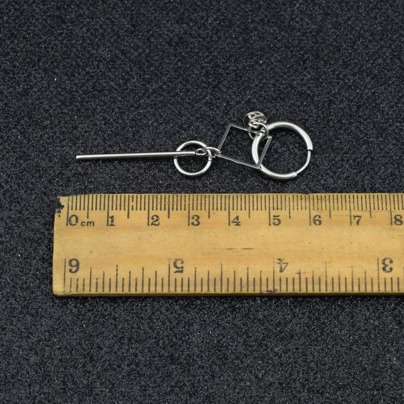 Juanitro - Geometrische oorbel / clip-on oorbel