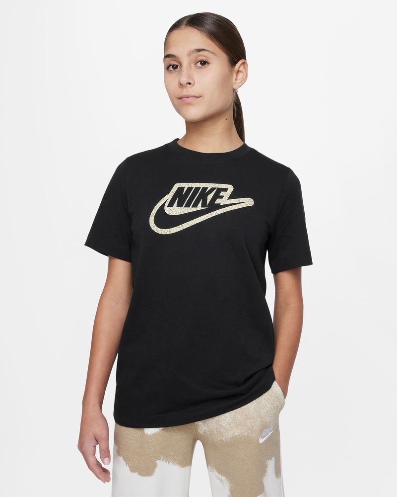 T-shirt Nike Sportswear Noir pour enfant