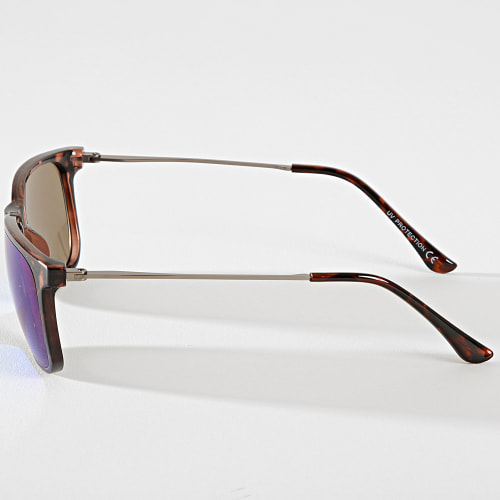 Lunettes De Soleil 026207 Fauve Bleu