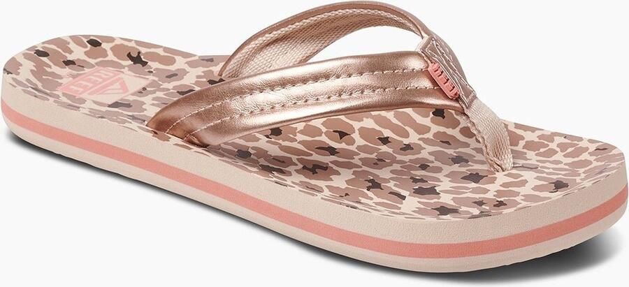 Reef Slippers Little Ahi Cheetah RF002199CEE Roze 28 29