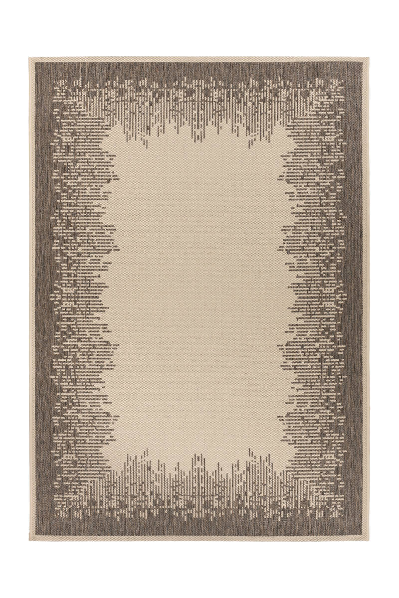 Outdoor-Kurzflorteppich SPLASH 900 - creme-braun - 80x150 cm