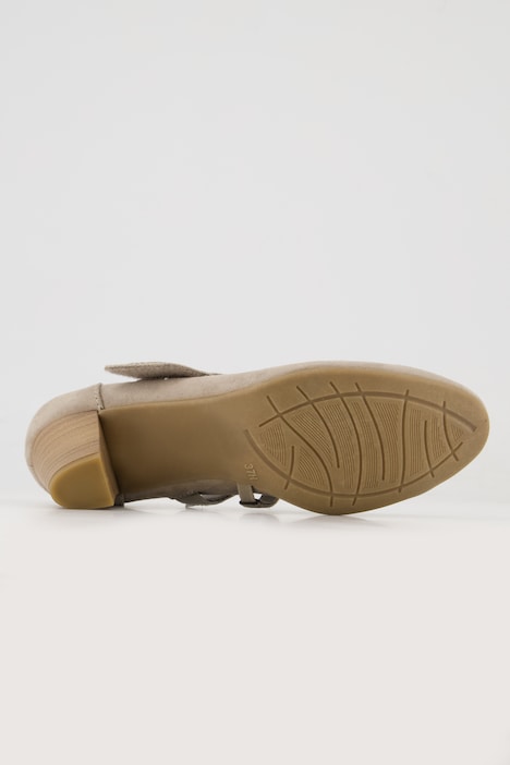 Spangenpumps, Jana Shoes, Lederoptik, recycelt, Weite H