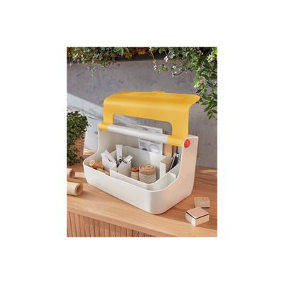 Leitz Cosy - Boîte de rangement organisateur de bureau - jaune - plastique ABS