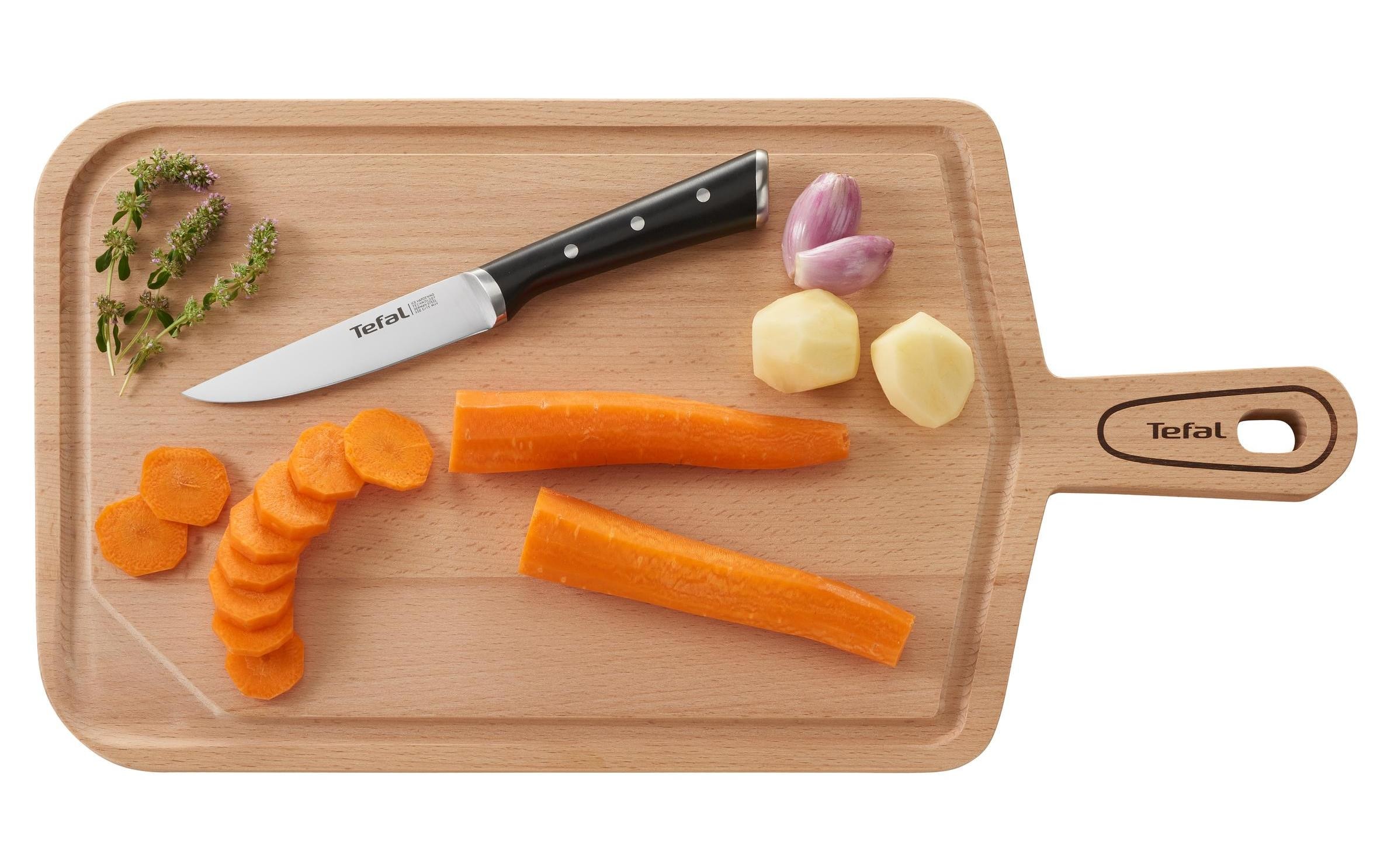 Tefal Messerblock »Ingenio Ice Force Schwarz« Herkunftsland China, Holzart Gummibaum