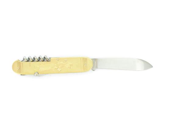 Musicien - Femme aux Sabots - INOX - 3 Pièces Couteau de poche par Coursolle